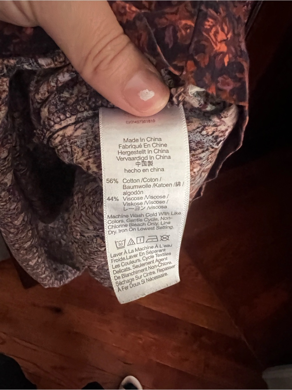 Madewell Aidy Square-Neck Tiered Midi Dress in Orchard Floral warm violet - Picture 10 of 11